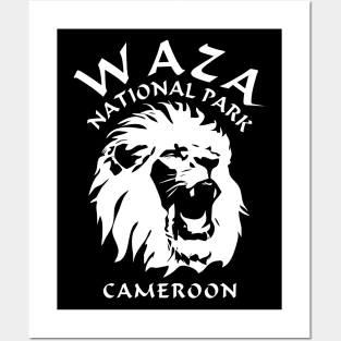 Lions Of Waza National Park - Cameroon Posters and Art